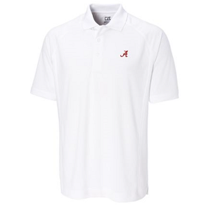 Alabama Crimson Tide CB DryTec Mogul Polo - White
